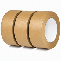 Ruban adhésif en papier kraft imprimé biodégradable avec logo personnalisé, pour emballages cadeaux et produits faits main, emballage esthétique