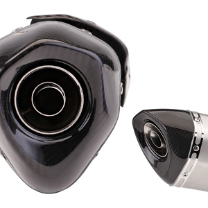 Terminale di Scarico Universale per Moto da 51mm, Silenziatore Modificato con DB Killer e Marmitta in Carbonio per XJ6 MT07 X-ADV750 Z400 R3 ADV - Product Image 5