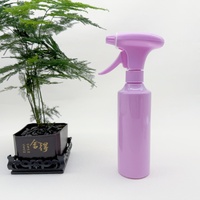 Bouteille pulvérisateur en plastique PET de 350 ml avec gâchette en PP pour l'emballage des salons de coiffure