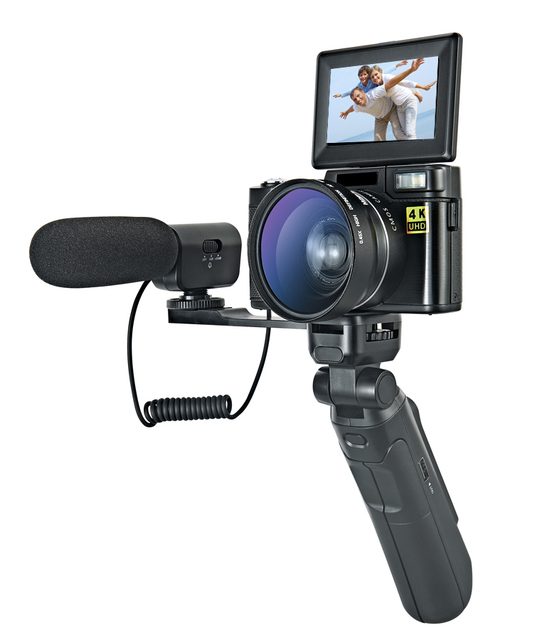 48 Mega Pixels Vlog Digital Video Camera With 3.0'' Rotation Screen and Remoter Control Camcorder