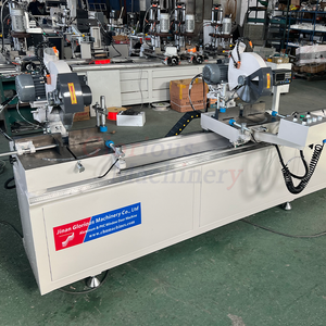 <span class=keywords><strong>Scie</strong></span> à onglet horizontale à double lame pour profilés PVC et aluminium, équipement de découpe à deux têtes - Product Image 3