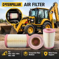 Élément de filtre à air robuste Caterpillar 4178134 417-8134 1621737600 1621737699 1635040800 E1568L pour chargeuses 430 432 434 – Pièces détachées