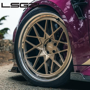 LSGZL dövme 2 parça alaşım 16-26 inç 5x114.3 5x120 6x139.7 5x127 tekerlekler özel lüks jantlar - Product Image 2
