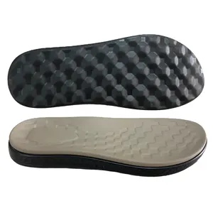 Popular Design Double Layers PU Soles for Men Sandals Making Soft Custom Sole Supplier