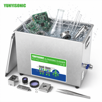 Nettoyeur à ultrasons Yunyisonic 40/80 kHz double fréquence haute puissance avec fonction balayage RS485 pour PCB, verrerie de laboratoire et pièces optiques OEM