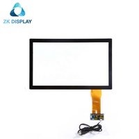 18,5 Zoll Outdoor IPS TFT LCD Display 1920*1080 1000 Nits Hohe Helligkeit LVDS Schnittstelle Touchscreen Monitor mit Steuerplatine