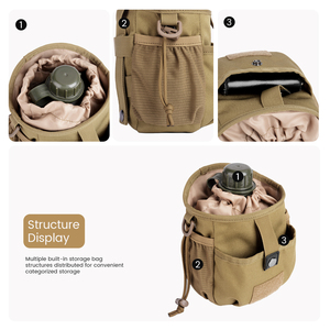 Bolso Bandolera Táctico Portátil de Pequeña Capacidad, 900D PVC Impermeable, Multifuncional, para Exteriores - Product Image 3