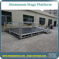 Scènes mobiles démontables en aluminium polyvalentes portables pour les festivals