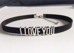 <span class=keywords><strong>Collar</strong></span> Gargantilla Hecho a Mano de Moda, Joyería para Mujer, Gargantilla de Cuero Negro Genuino con Letras de Acero Inoxidable, Palabra Personalizada - Product Image 3