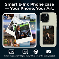 Étui de téléphone photo interchangeable NL PC1 2025 pour iPhone séries 15, 16, 17, NFC, 4 couleurs, 480x800 HD, coque personnalisable DIY