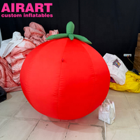 Modèle de tomate gonflable pour décoration événementielle, Tomate gonflable publicitaire à vendre