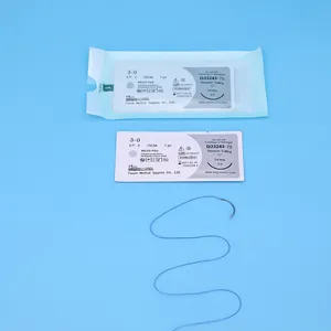 With Needle Absorbable Suture Sutures Polyglycolic Acid Surgical Suture