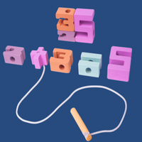 Blocs de construction en bois Montessori 3D colorés pour l'apprentissage précoce, jeu de puzzle cognitif d'équilibre, certifié CPC CE
