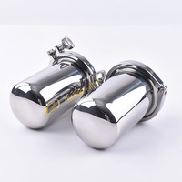 Filtre Purificateur d'Air Stérile Tri-clamp OEM Personnalisé 0,2 Micron pour Fermentation, Ventilation, Production de Lait et de Bière, en Acier Inoxydable SS304