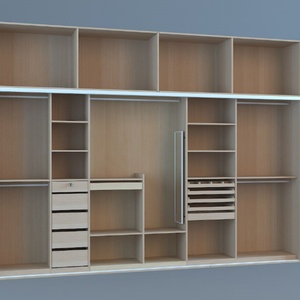 Modern White Lacquer Solid <b>Wood</b> <b>Wardrobe</b> Cabinet Custom Bedroom Walk in Clothes Closet Furniture - Product Image 1