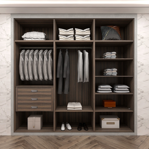 Pour OPPEIN armoires de <span class=keywords><strong>dressing</strong></span> blanches modernes approvisionnement d'usine unités de verre pliables extensibles personnalisées pour le salon de la chambre à coucher - Product Image 2
