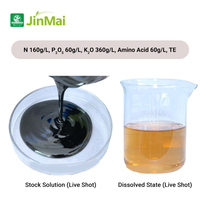 160-60-360 +TE Aminozuur Hoog Rendement Fruitzwelling Biostimulans Snel Oplosbare Suspension NPK Samengestelde Meststof