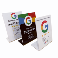 Support de code QR intelligent sans contact NFC pour Google Review, pour des avis instantanés sur les réseaux sociaux