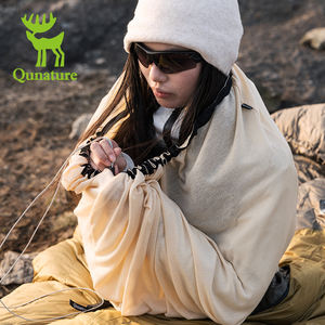 Quunature léger unisexe confort doublure doux Polyester momie drap <span class=keywords><strong>de</strong></span> lit pour Camping voyage et randonnée <span class=keywords><strong>sac</strong></span> <span class=keywords><strong>de</strong></span> <span class=keywords><strong>couchage</strong></span> doublure - Product Image 6