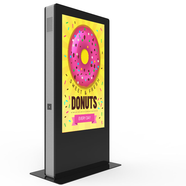 Weier 55 65 Inch Outdoor LCD Display Advertising Screen High Brightness Digital Signage Kiosk