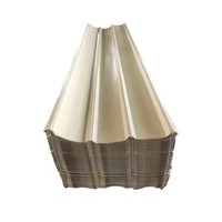 Feuille de toit moderne UPVC de largeur imperméable ASA PVC résine synthétique tuiles espagnoles forme en bambou ondulé pour la construction