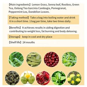 Venta caliente sabor a limón té Delgado <span class=keywords><strong>30</strong></span> días vientre plano té de desintoxicación para hierbas delgadas - Product Image 5