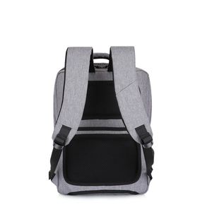 Business <b>Laptop</b> <b>Backpack</b> Waterproof Nylon with USB Feature Polyester Lining Zipper Closure for Conferences - Product Image 3