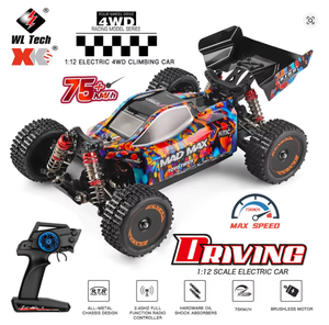 รถบังคับวิทยุ WLtoys 184016 ความเร็ว 75 กม./ชม. 2.4G ระบบ Brushless ขับเคลื่อน 4 ล้อ  รถแข่งออฟโรดความเร็วสูง  บังคับด้วยรีโมทคอนโทรล  ของเล่นดริฟท์  ขนาด 1/18 - Product Image 1