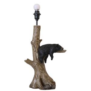 Simple moderno salón hogar resina arte estatua arte grabado madera decoración lámparas - Product Image 1