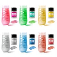 Pigment de perle de paillettes scintillantes comestibles colorées pour la boulangerie de macarons