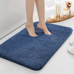 Hochwertige 1-teilige ultra weiche Bade matte Verdickter Plüsch Anti-Rutsch-Badezimmer-Boden matte Bequemer Teppich mit Anti-Fading-Funktionen - Product Image 1