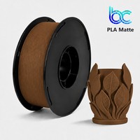 Filament PLA mat 1,75 mm 2,85 mm 1 kg pour imprimante 3D, impression FDM, haute précision, diamètre constant, faible brillance, facile à imprimer