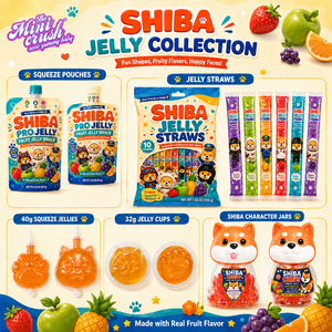 Divertidos Dulces de Gelatina con Forma de Perro <span class=keywords><strong>Shiba</strong></span> 3D, Sabores Variados, Bolsa con Pajita, Golosinas Divertidas con Forma de Animales para Niños - Product Image 2