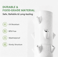 Système de culture hydroponique verticale automatique à 11 niveaux pour tour de jardinage, en matériau ABS, pour culture de légumes en intérieur/extérieur