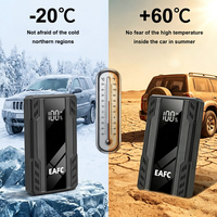 Démarreur de Voiture Portable Haute Performance EAFC 1000A 6400mAh 12V pour Véhicules à Essence et Urgences Routières