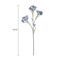 Bouquet de fleurs artificielles en soie Moutonghua, décoration de scène haut de gamme, marguerites artificielles réalistes teintées à la main pour les cérémonies de mariage