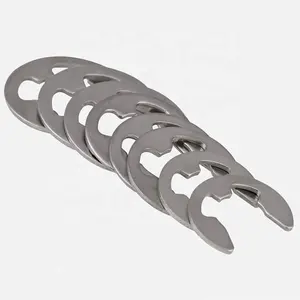 Sicherungs ringe Sicherungs ring für Wellen befestigungs clips M2-M8 316 Edelstahl GB896 Externe E-Clips Unter leg scheibe