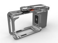 Kit de poignée en aluminium de haute qualité pour caméra d'action Insta360 Ace Pro 2, support de cage, fixation rapide, accessoires griffe porte-accessoires