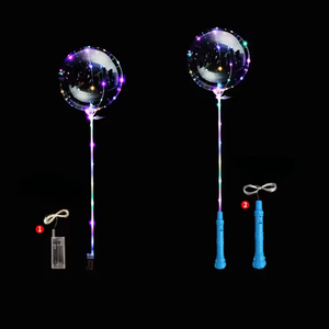 Globos de Látex <span class=keywords><strong>Bobo</strong></span> con Luces LED para Fiestas de Cumpleaños y Bodas, Versión Brillante, Cumple con los Estándares de Seguridad - Product Image 2