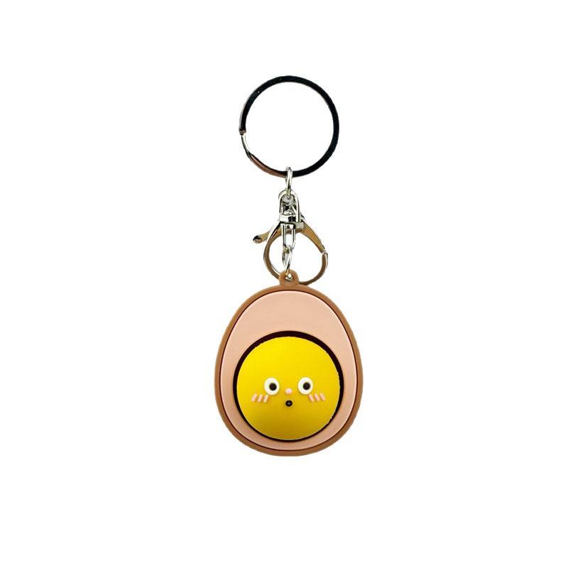Marinated egg key keychain