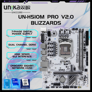 Nueva placa base UNIKA <span class=keywords><strong>H510M</strong></span> <span class=keywords><strong>PRO</strong></span> V2 BLIZZARDS LGA1200 compatible con CPU <span class=keywords><strong>Intel</strong></span> de 10/11 generación precio de fábrica excelente calidad - Product Image 2