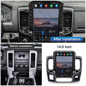 เครื่องเล่นมัลติมีเดียติดรถยนต์ขนาด 14.5 นิ้ว สำหรับ Dodge RAM 1500 2500 ปี 2008-2012 พร้อมระบบนำทาง GPS Android Auto CarPlay 4G Qualcomm 6125 - Product Image 3