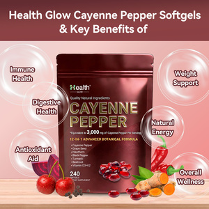 Complément alimentaire en gélules molles de capsaïcine naturelle OEM, complexe avancé pour le métabolisme avec extrait de piment pour un mode de vie actif - Product Image 4