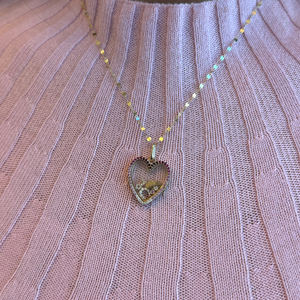 Gemnel circón corazón cristal encanto medallón 925 Plata personalizable colgante personalizado recuerdo joyería con cadena y dijes - Product Image 5