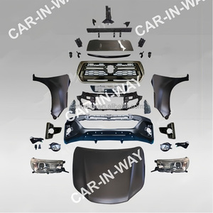 Piezas de parachoques delantero, kit de carrocería, guardabarros de capó de rejilla de conversión para Toyota Hilux <span class=keywords><strong>Vigo</strong></span> Rocco 2005-2016 - Product Image 3