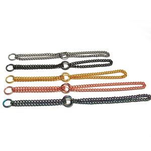Collar de Perro Ajustable de Lujo Changshi, Venta al por Mayor, Acero Inoxidable 304, Medio Martingala, Cadena de Metal para Exhibición, Productos para Mascotas - Product Image 6