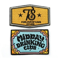 Presse à chaud personnalisée 3D bouffée LOGO Badges broderie fer sur patch coudre sur vêtements patchs personnalisés broderie