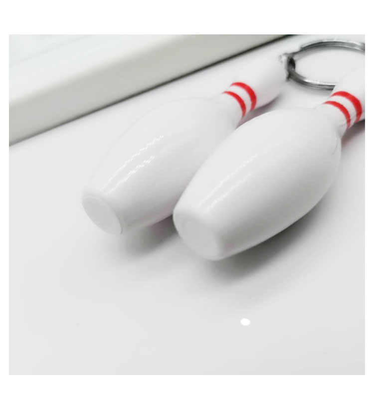 Portachiavi modello palla da bowling Borsa creativa Pendente