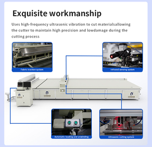 Nueva Máquina de Corte de Tela Ultrasónica de 5.0KW Totalmente Automática y Multivoltaje con Componentes Centrales de Motor, Rodamientos y Engranajes - Product Image 3