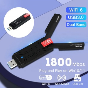 WiFi 6 <b>Adapter</b> USB 3.0 Free Driver, AX1800 <b>Wireless</b> Network <b>Adapter</b> Dual Band 5GHz/2.4GHz with MU-MIMO/OFDMA/WPA3 Protoc - Product Image 6